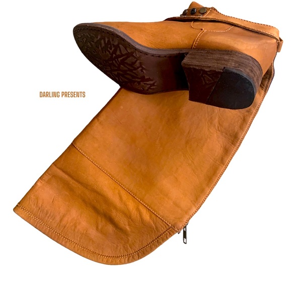 Steven By Steve Madden Smoken Knee High Boots Women Color Cognac Size 6 - Picture 5 of 8